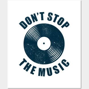 Vintage Vinyl Record DJ Saying Music Musician Posters and Art